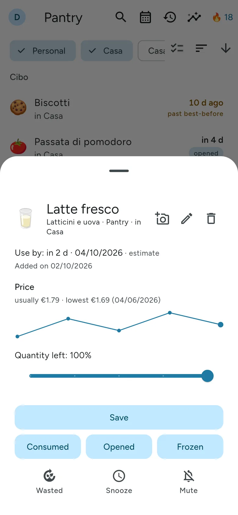 A product with the deadline Duely estimated